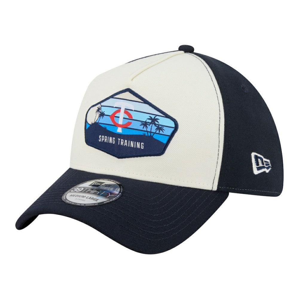 Minnesota Twins New Era 2026 Spring Training Fan Pack Gradient 39THIRTY Flex Hat - Stone - New Era Online