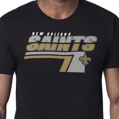 New Orleans Saints Starter Logo Push Graphic T-Shirt Black