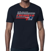 New England Patriots Starter Logo Push Graphic T-Shirt Navy