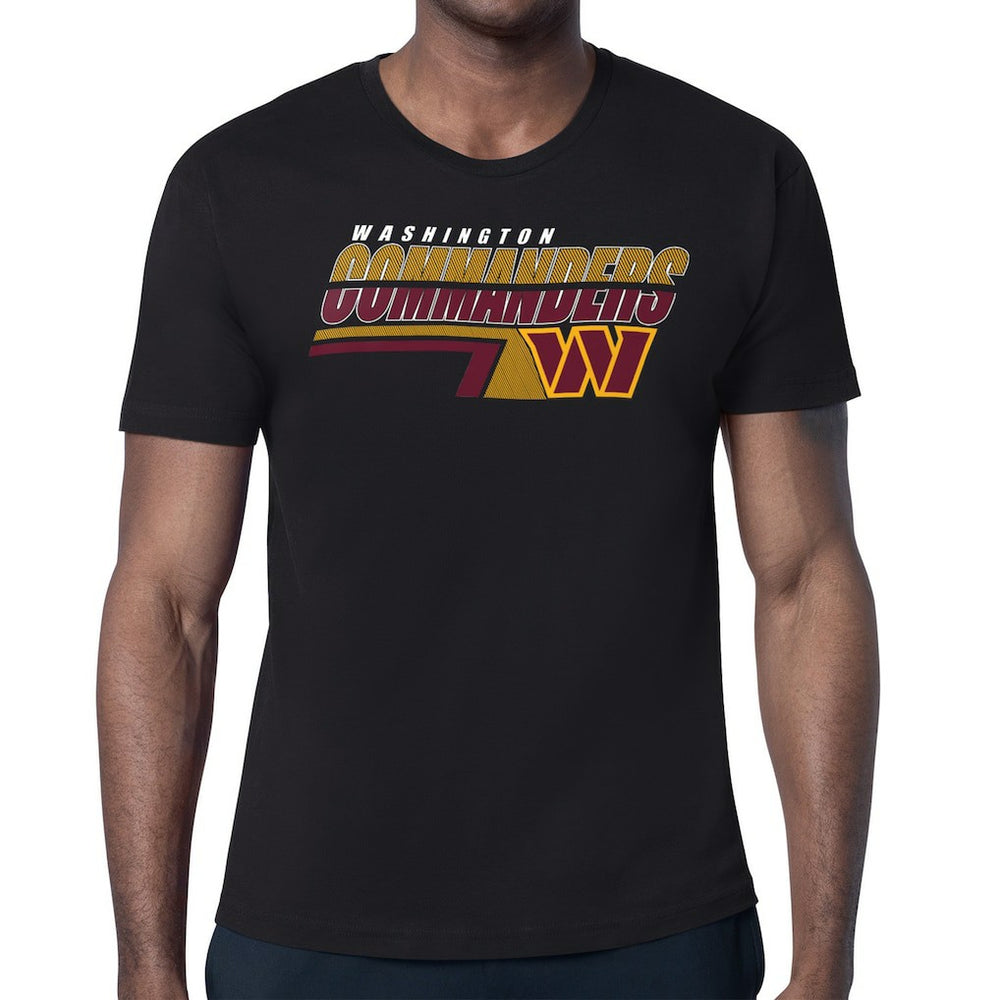 Washington Commanders Starter Logo Push Graphic T-Shirt Black
