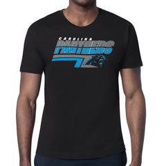 Carolina Panthers Starter Logo Push Graphic T-Shirt Black