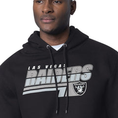 Las Vegas Raiders Starter Logo Push Graphic Hoodie Black