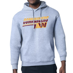 Washington Commanders Starter Logo Push Graphic Hoodie Heather Gray