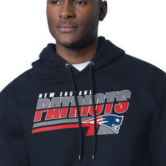 New England Patriots Starter Logo Push Graphic Hoodie Navy