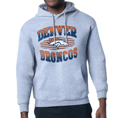 Denver Broncos Starter Team Grit Graphic Hoodie Heather Gray