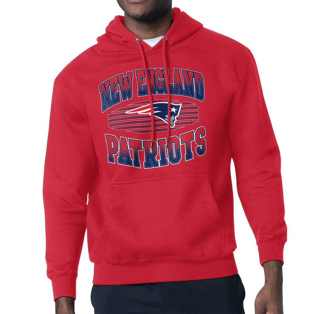 New England Patriots Starter Team Grit Graphic Hoodie Red