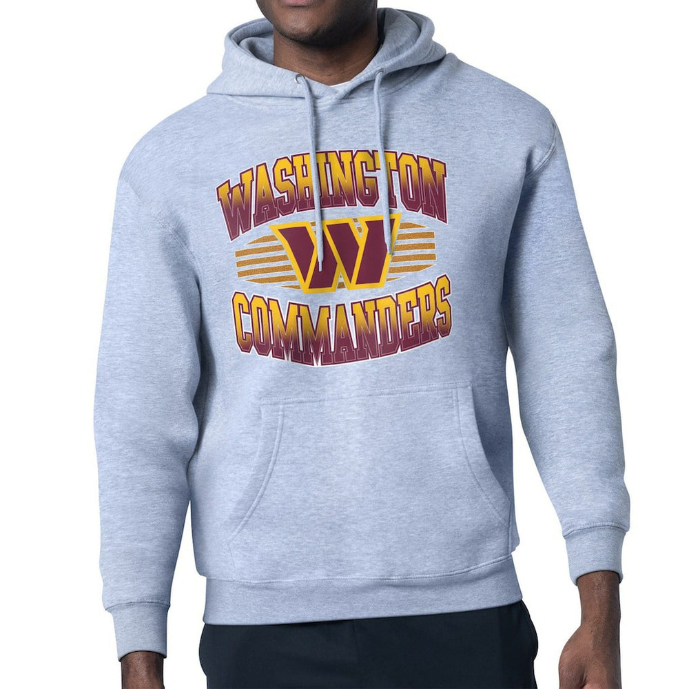 Washington Commanders Starter Team Grit Graphic Hoodie Heather Gray
