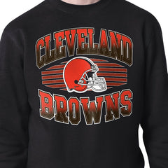 Cleveland Browns Starter Team Grit Graphic Fleece Pullover Sweatshirt Black