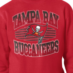 Tampa Bay Buccaneers Starter Team Grit Graphic Fleece Pullover Sweatshirt Red