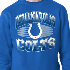 Indianapolis Colts Starter Team Grit Graphic Fleece Pullover Sweatshirt Royal