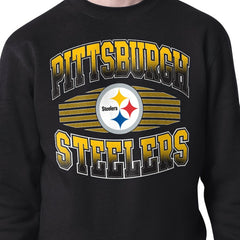 Pittsburgh Steelers Starter Team Grit Graphic Fleece Pullover Sweatshirt Black