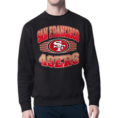 San Francisco 49ers Starter Team Grit Graphic Fleece Pullover Sweatshirt Black
