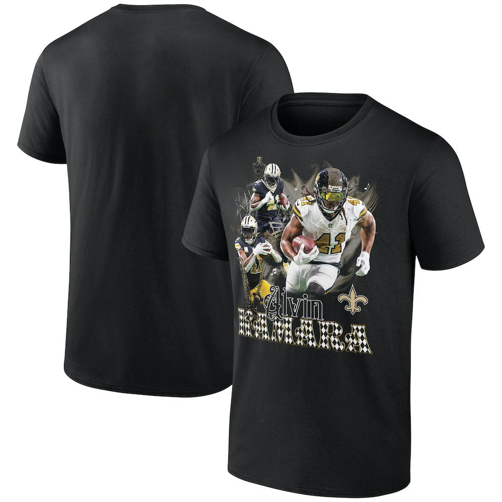 Alvin Kamara New Orleans Saints Notorious Graphic T-Shirt Black