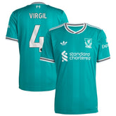 Virgil van Dijk Liverpool 2025/26 Third Replica Player Jersey Green - Adidas for sale
