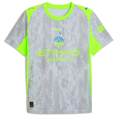 Manchester City 2025/26 Third Replica Jersey Green/Neon Green - Puma outlet