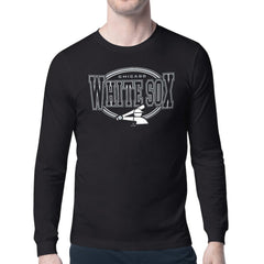 Chicago White Sox Starter Team Track Graphic Long Sleeve T-Shirt - Black - MLB on Sale