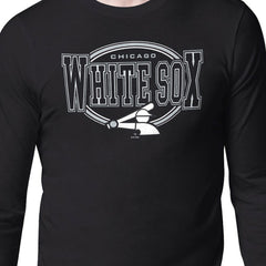 Chicago White Sox Starter Team Track Graphic Long Sleeve T-Shirt - Black - MLB on Sale