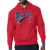 Los Angeles Angels Starter Modern Tailsweep Fleece Tri-Blend Pullover Hoodie - Red - MLB on Sale