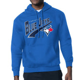 Toronto Blue Jays Starter Modern Tailsweep Fleece Tri-Blend Pullover Hoodie - Royal - MLB Lifestyle