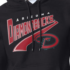 Arizona Diamondbacks Starter Modern Tailsweep Fleece Tri-Blend Pullover Hoodie - Black - MLB Sale