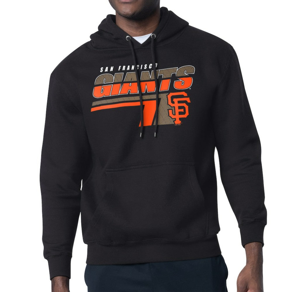 San Francisco Giants Starter Logo Push Graphic Hoodie - Black - MLB on Sale