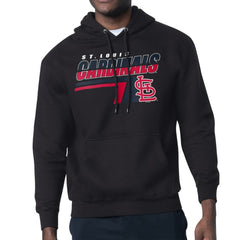 St. Louis Cardinals Starter Logo Push Graphic Hoodie - Black - MLB on Sale