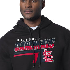 St. Louis Cardinals Starter Logo Push Graphic Hoodie - Black - MLB on Sale