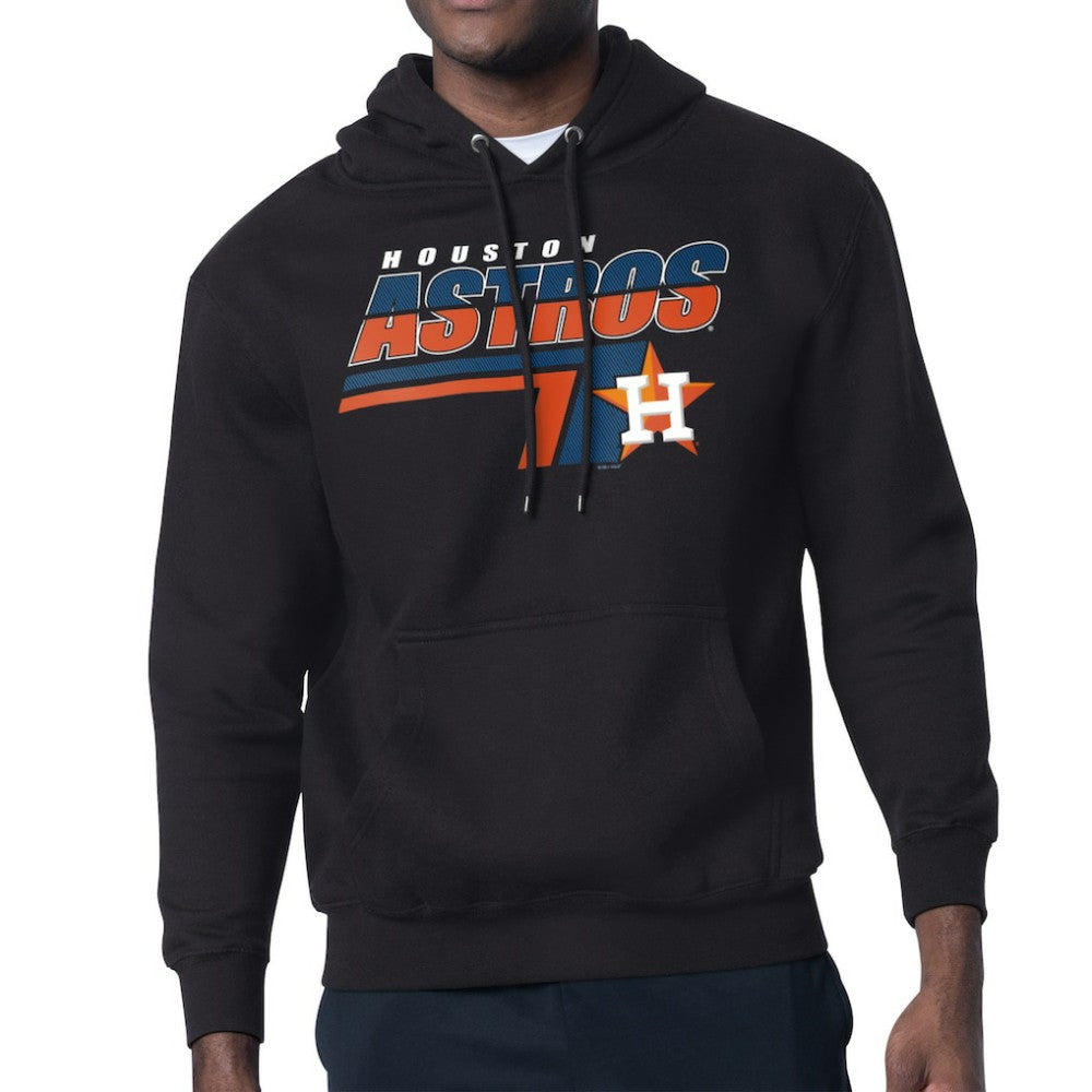 Houston Astros Starter Logo Push Graphic Hoodie - Black - MLB on Sale