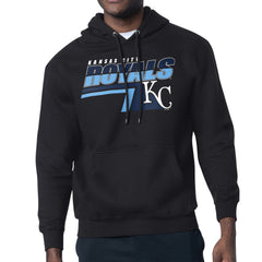 Kansas City Royals Starter Logo Push Graphic Hoodie - Black - MLB Lifestyle