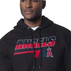 Los Angeles Angels Starter Logo Push Graphic Hoodie - Black - MLB Sale