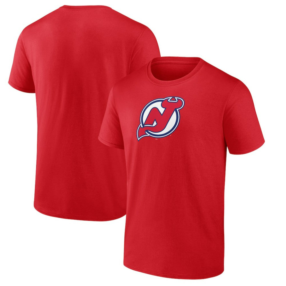 New Jersey Devils Primary Logo T-Shirt - Red - NHL 203352906