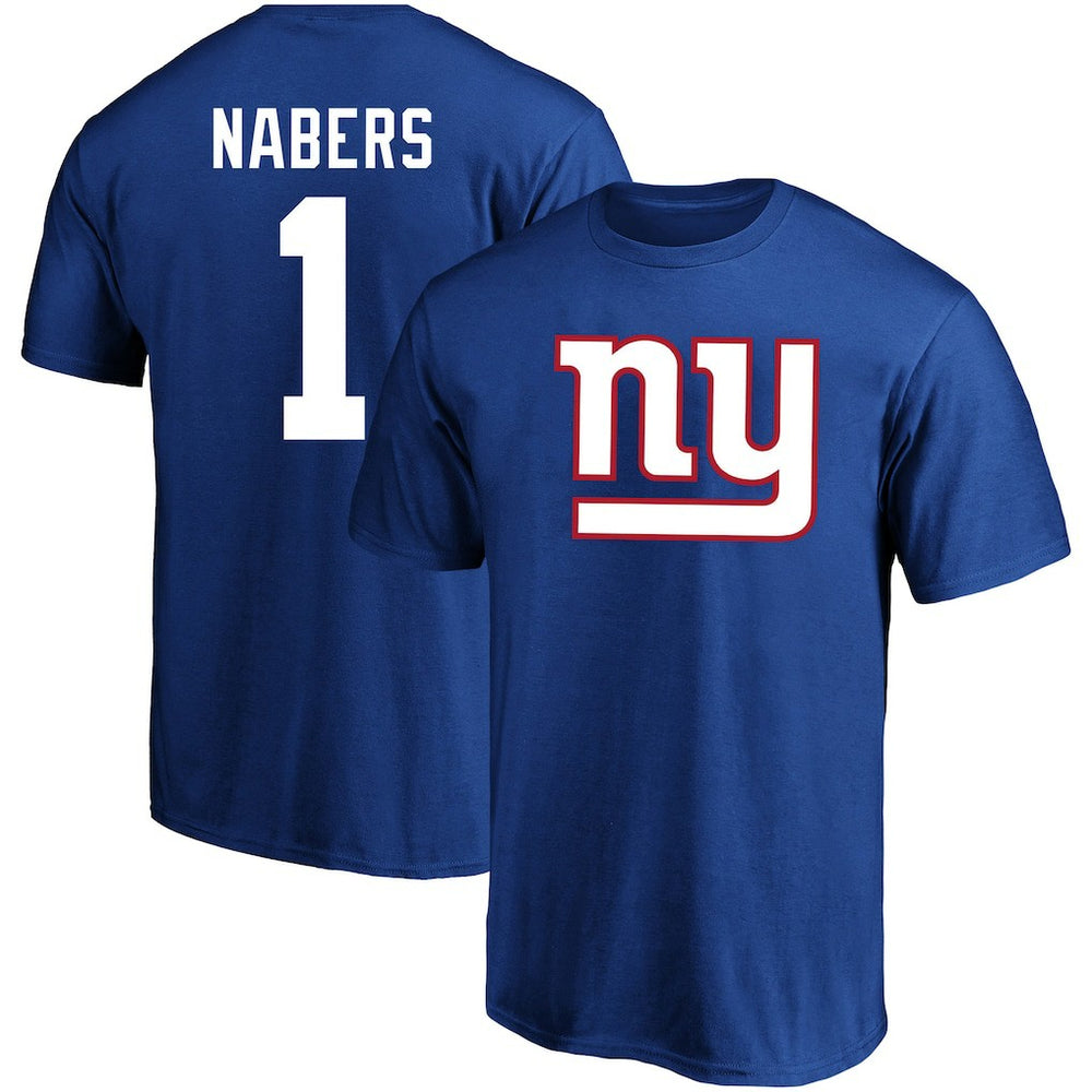 Fanatics Malik Nabers New York Giants Big & Tall Player Name & Number T-Shirt Royal