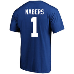 Fanatics Malik Nabers New York Giants Big & Tall Player Name & Number T-Shirt Royal