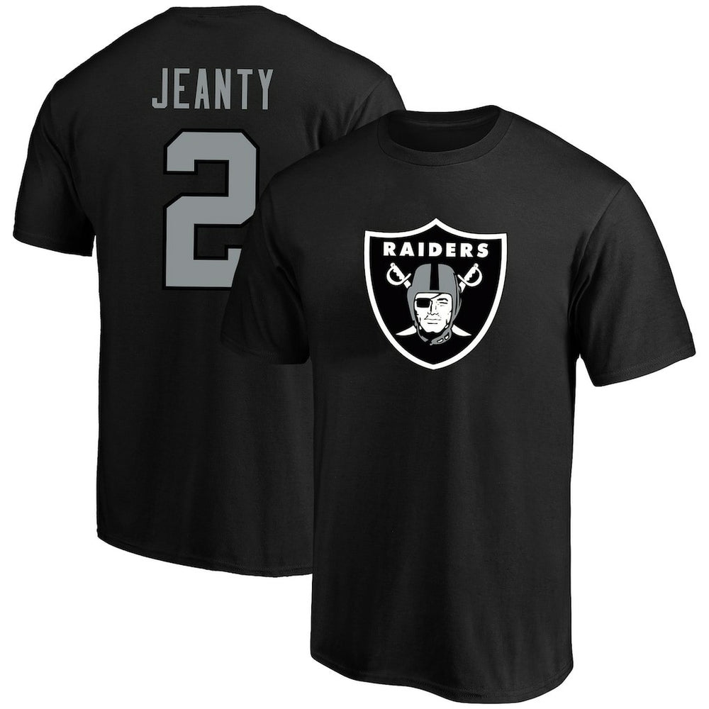 Fanatics Ashton Jeanty Las Vegas Raiders Big & Tall Player Name & Number T-Shirt Black