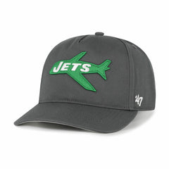 47 brand New York Jets '47 Hitch Adjustable Hat Charcoal