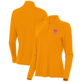 Tampa Bay Buccaneers Antigua Women's 50th Season Intent Quarter-Zip Sweatshirt Orange