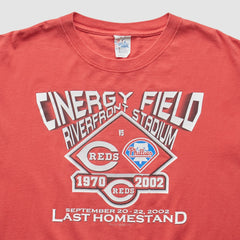 Cincinnati Reds 2002 T-Shirt - Red - Vintage - Fanatics Online