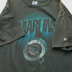 Miami Marlins Starter 90s T-Shirt - Black - 2XVintage - Fanatics Discount