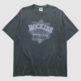 Colorado Rockies 2000s T-Shirt - Charcoal - Vintage - Fanatics on Sale