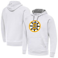 Boston Bruins Antigua Victory Pullover Hoodie - White - NHL 203361774
