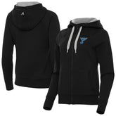 St. Louis Blues Antigua Women's Victory Full-Zip Hoodie - Black - NHL 203361800