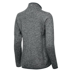 Boston Bruins Antigua Women's Fortune Half-Zip Pullover - Heather Black - NHL 203361808