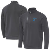 St. Louis Blues Antigua Generation Quarter-Zip Pullover Top - Pewter - NHL 203361818