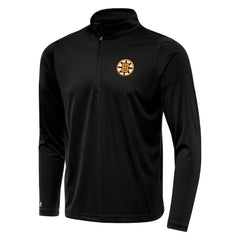 Boston Bruins Antigua Tribute Lightweight Quarter-Zip Pullover - Black - NHL 203361830