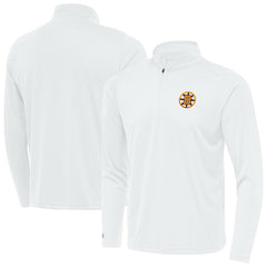 Boston Bruins Antigua Tribute Lightweight Quarter-Zip Pullover - White - NHL 203361831