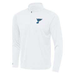 St. Louis Blues Antigua Tribute Lightweight Quarter-Zip Pullover - White - NHL 203361832