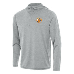 Boston Bruins Antigua Tidy Quarter-Zip Hoodie - Heather Gray - NHL 203361913