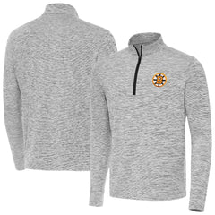 Boston Bruins Antigua Cause Quarter-Zip Jacket - Black - NHL 203361916