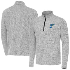 St. Louis Blues Antigua Cause Quarter-Zip Jacket - Black - NHL 203361918
