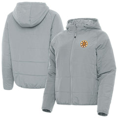 Boston Bruins Antigua Women's Raglan Universe Full-Zip Hooded Jacket - Gray - NHL 203361955